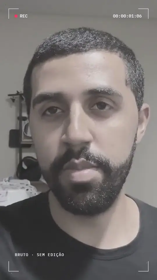 Capa do vídeo no estilo Bruto ao editado