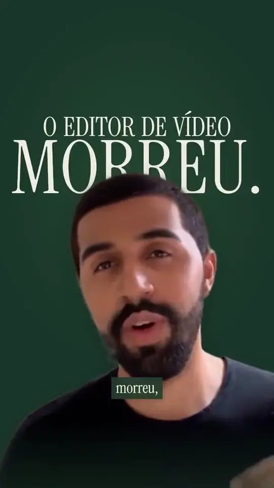 Capa do vídeo no estilo Capa de revista
