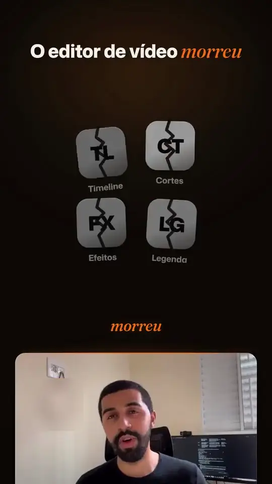 Capa do vídeo no estilo Explicador em painel